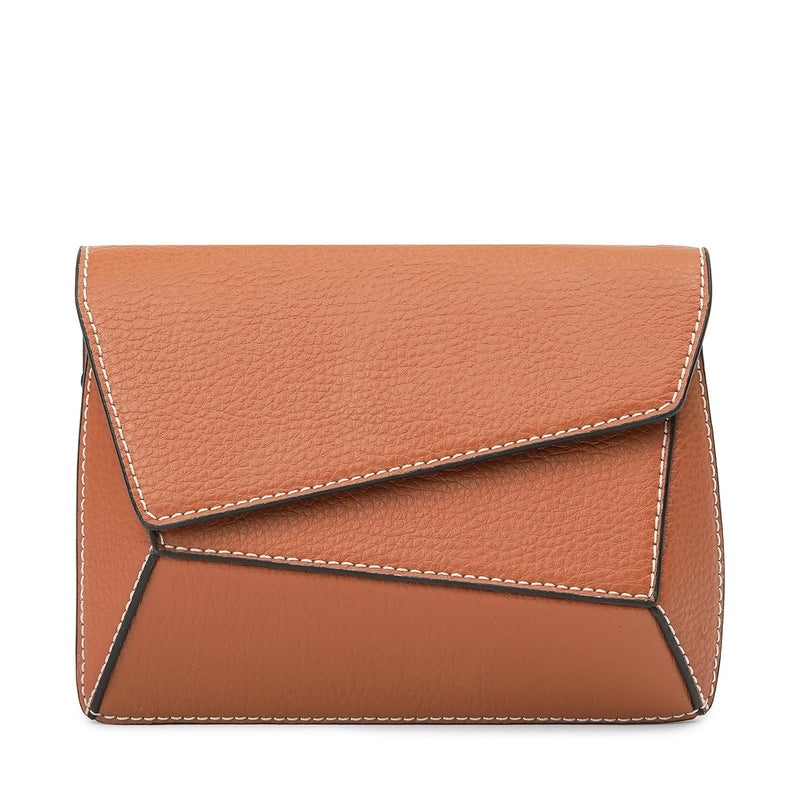KLEIO Vegan Bold Geometric Clutch Sling Bag for Women/Girls - Image 2